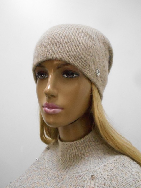  Олеся шапка с люрексом
