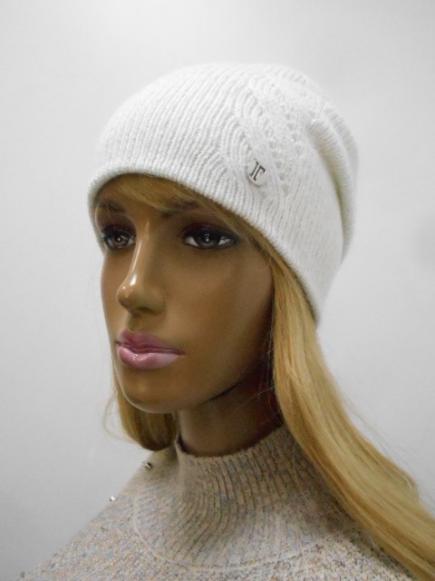  Олеся шапка с люрексом