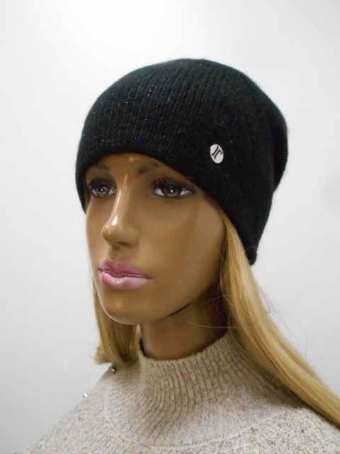  Олеся шапка с люрексом