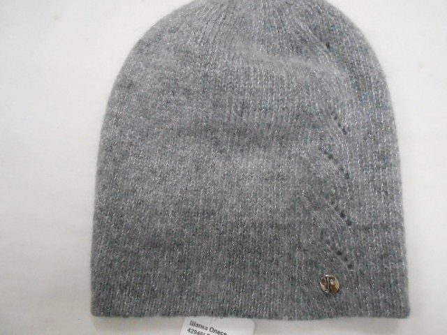  Олеся шапка с люрексом