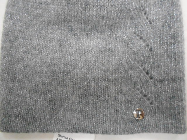  Олеся шапка с люрексом