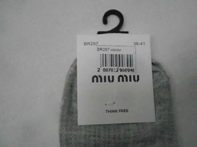  Носки жен. miumiu