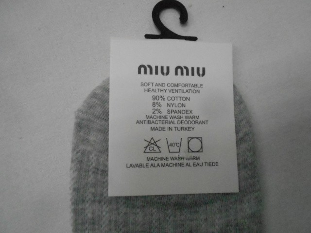  Носки жен. miumiu