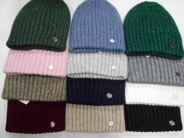  Элина шапка с люрексом