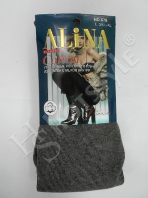   Колготки хлопок в рубчик
