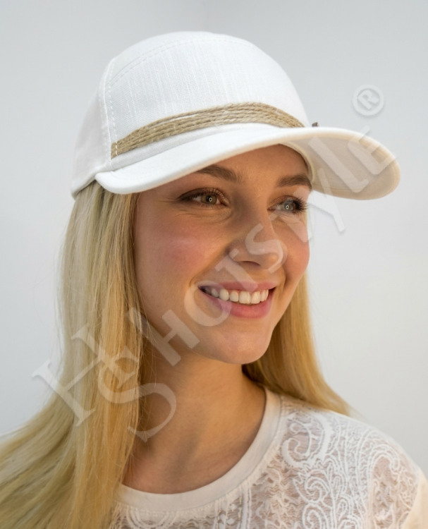  Бейсболка лён