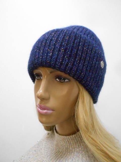  Римма шапка с люрексом