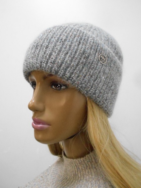  Римма шапка с люрексом