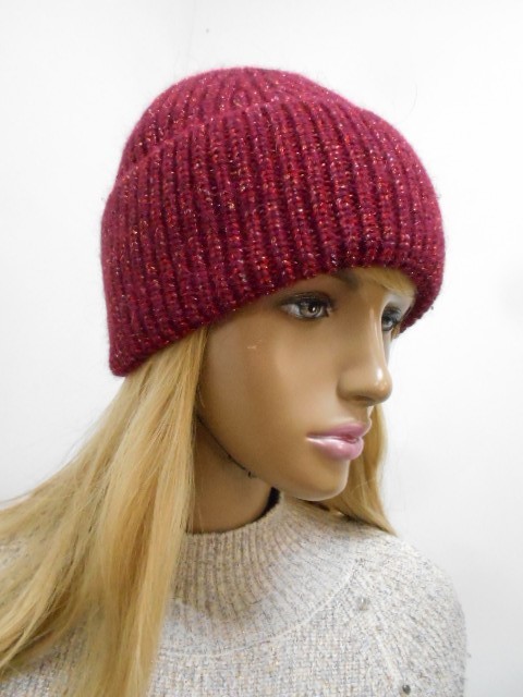  Римма шапка с люрексом