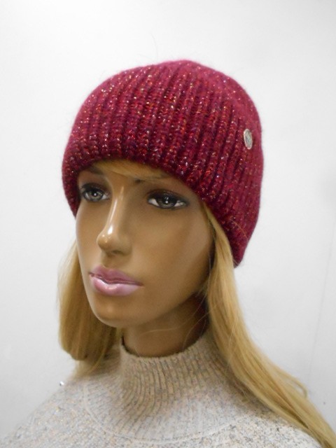  Римма шапка с люрексом