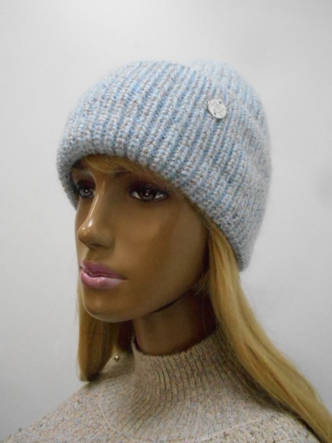  Римма шапка с люрексом