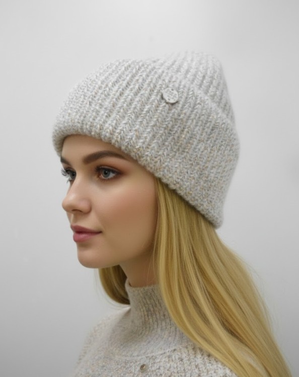  Римма шапка с люрексом