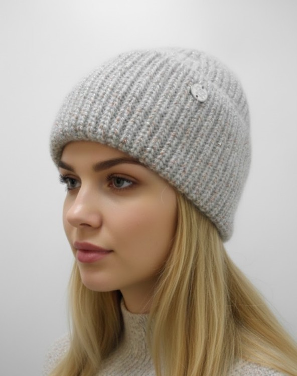  Римма шапка с люрексом