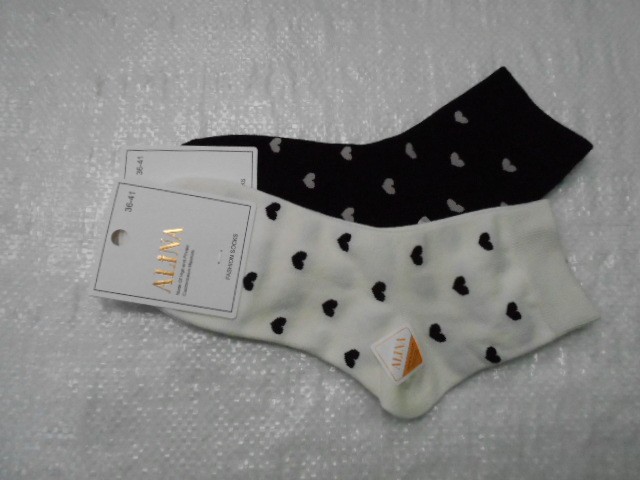  Носки жен. сердечки