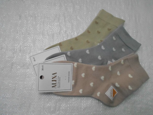  Носки жен. сердечки