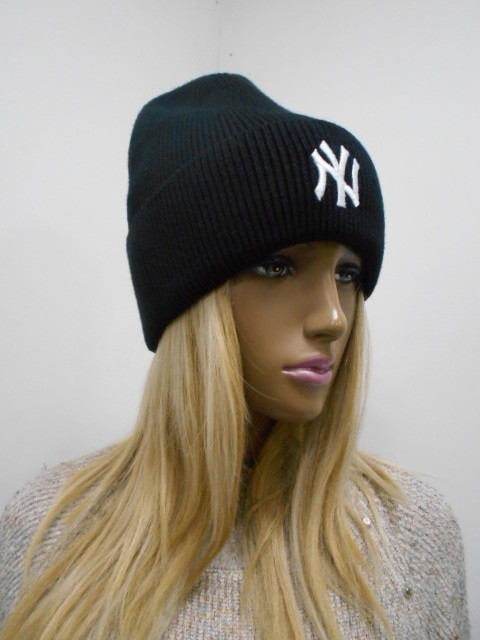  NY шапка с отворотом