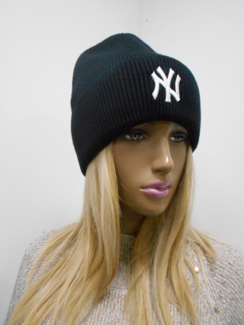  NY шапка с отворотом