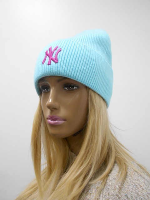  NY шапка с отворотом