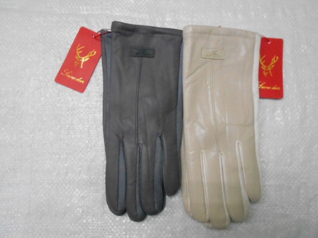   перчатки жен.1/2 натур.кожа