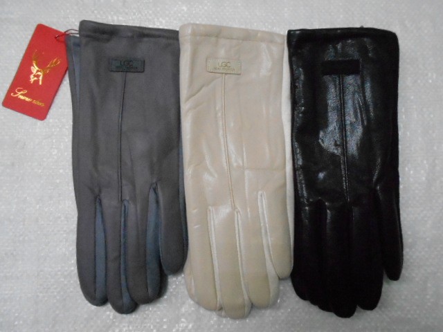   перчатки жен.1/2 натур.кожа