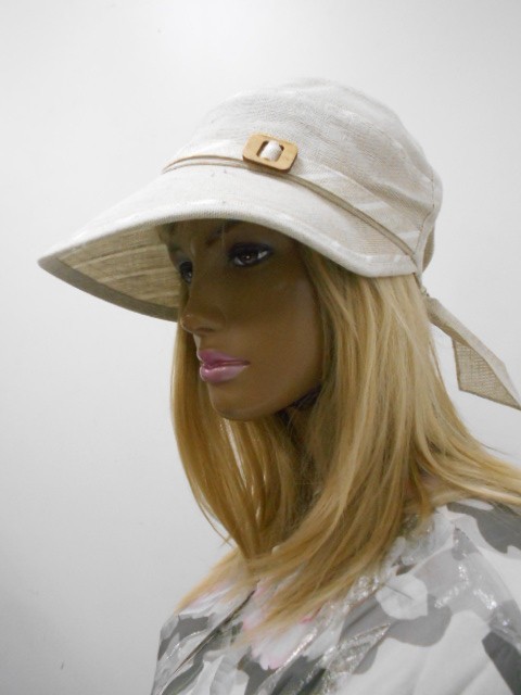  Кепка -шляпа лён