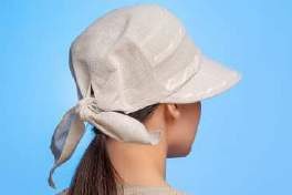  Кепка -шляпа лён