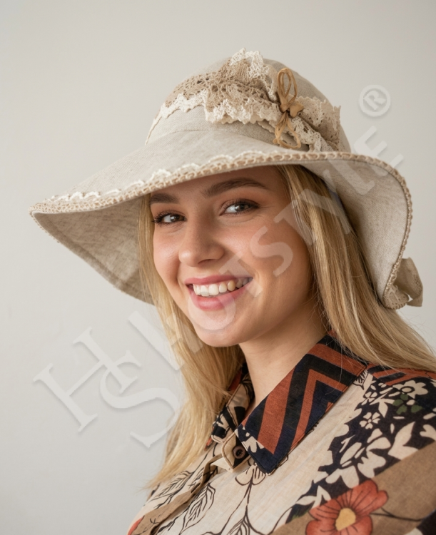  Шляпа лён