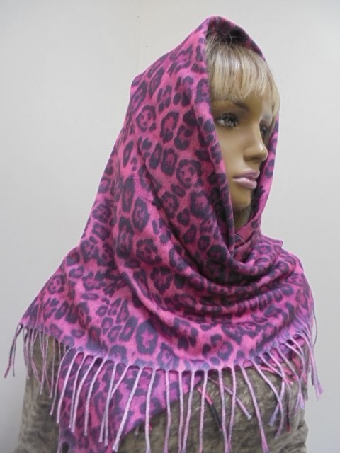  Тигровый принт платок