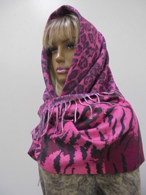  Тигровый принт платок