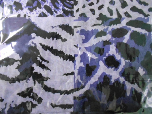  Тигровый принт платок