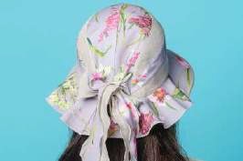 Шляпа лён цветы  Шляпа лён цветы