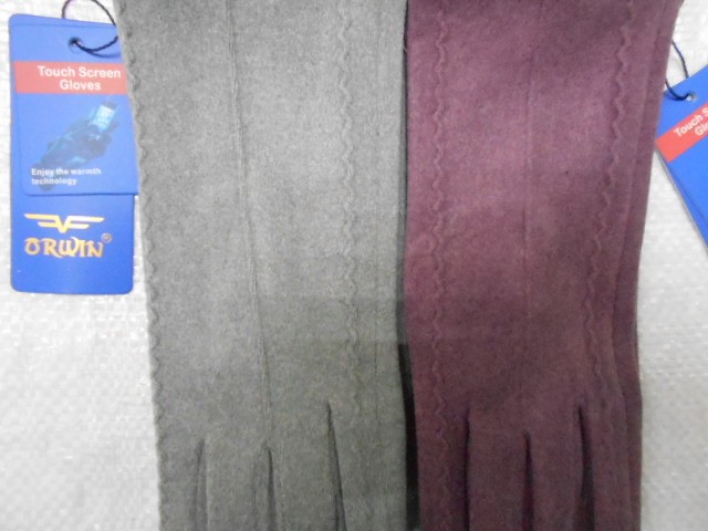   перчатки жен. шерсть+бамбук