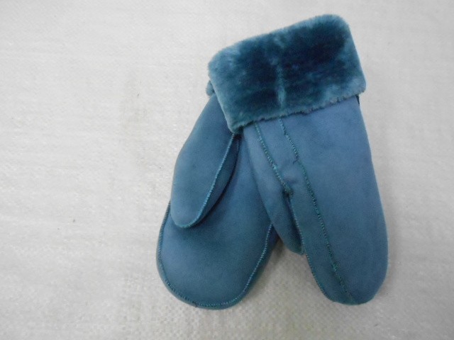  варежки жен. дублёнка