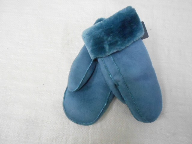  варежки жен. дублёнка