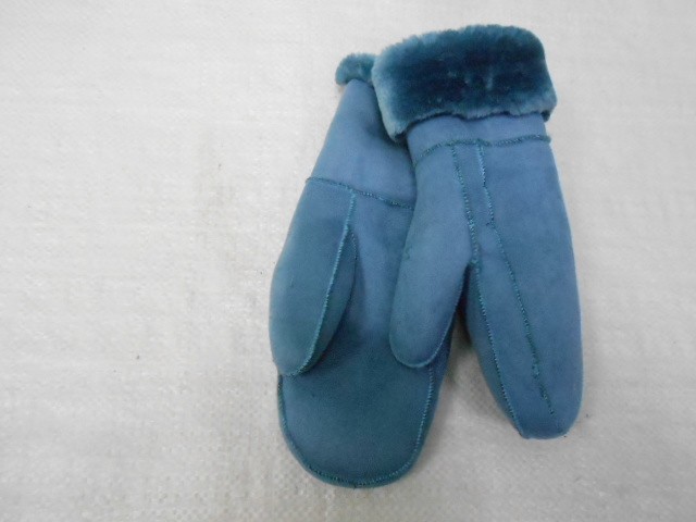  варежки жен. дублёнка