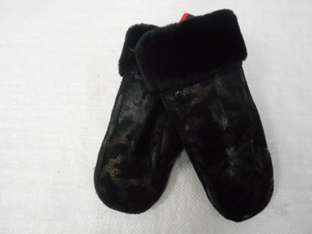  варежки жен. дублёнка