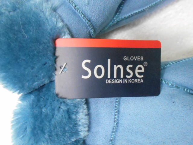  варежки жен. дублёнка