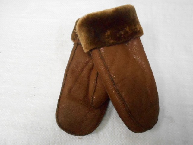  варежки жен. дублёнка