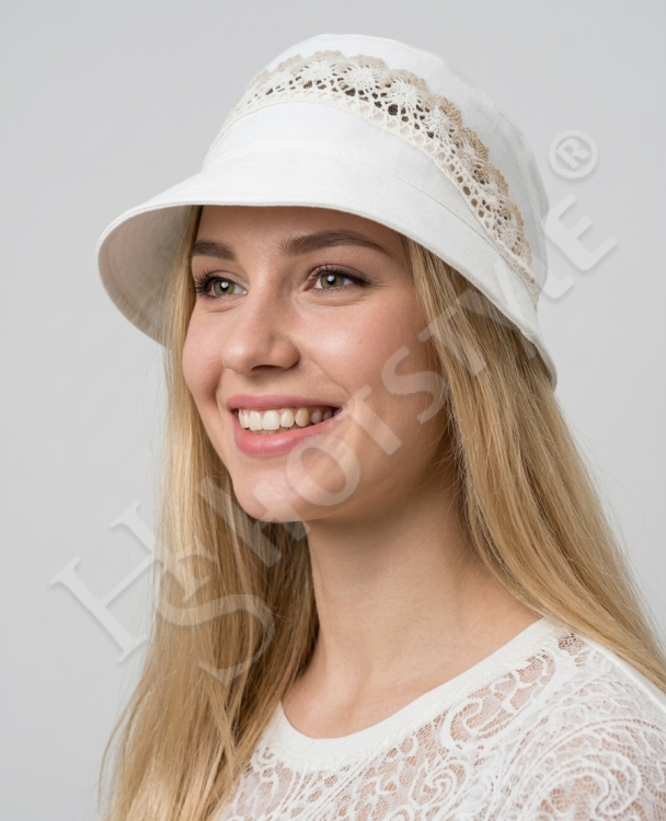  Кепка-бандана лён