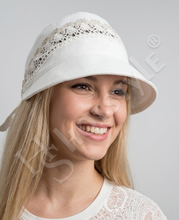  Кепка-бандана лён