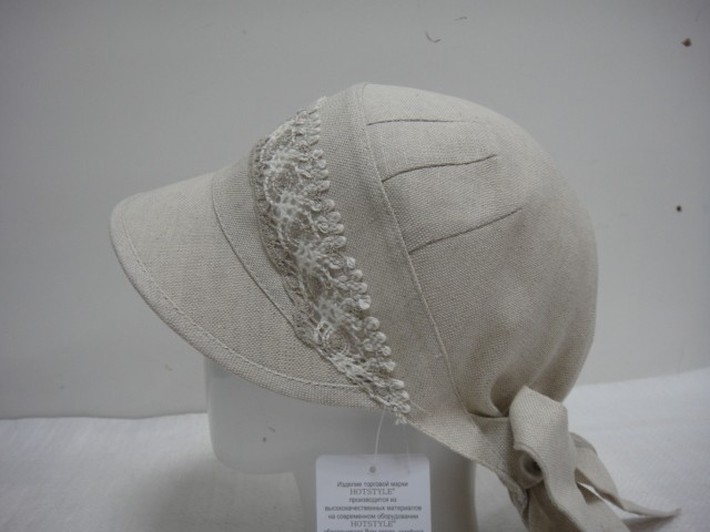  Кепка-бандана лён