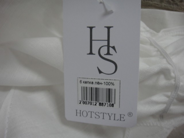  Кепка-бандана лён