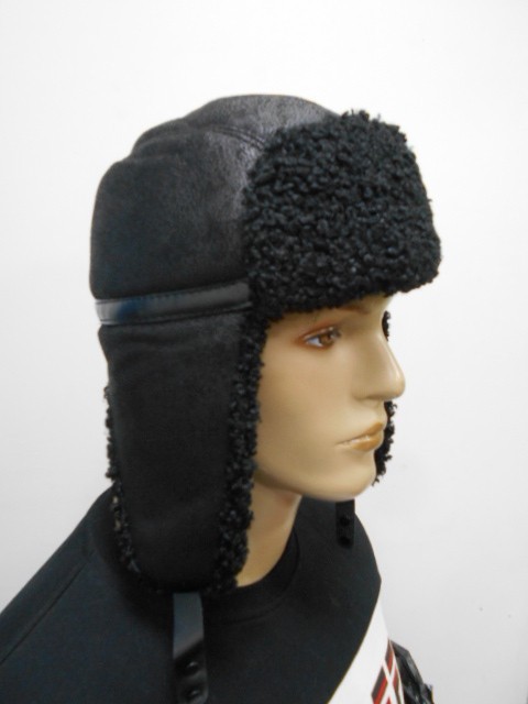  Ушанка дублёнка+барашек