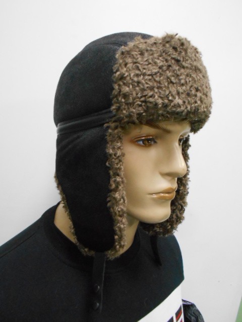  Ушанка дублёнка+барашек