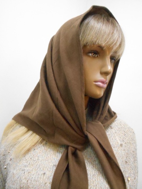  Однотон. косынка