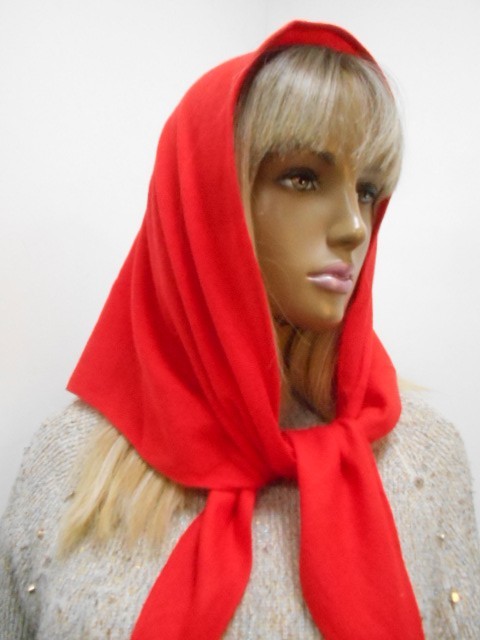  Однотон. косынка