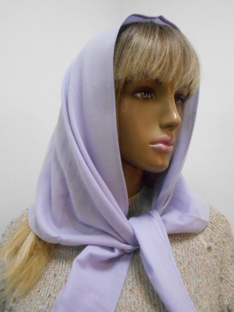  Однотон. косынка