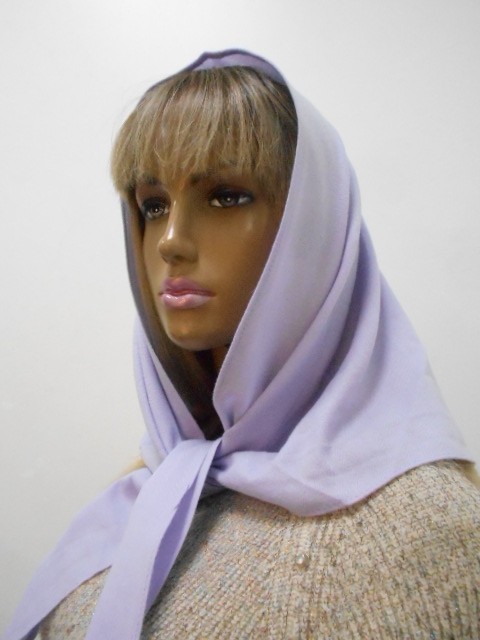  Однотон. косынка