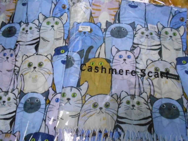 Кошки 3D палантин