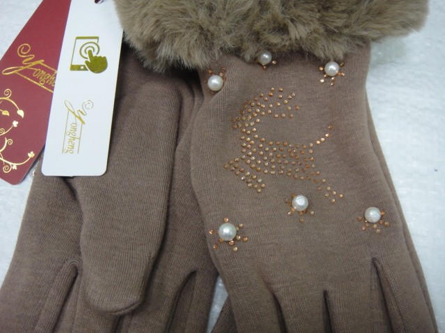   перчатки жен.под замшу 